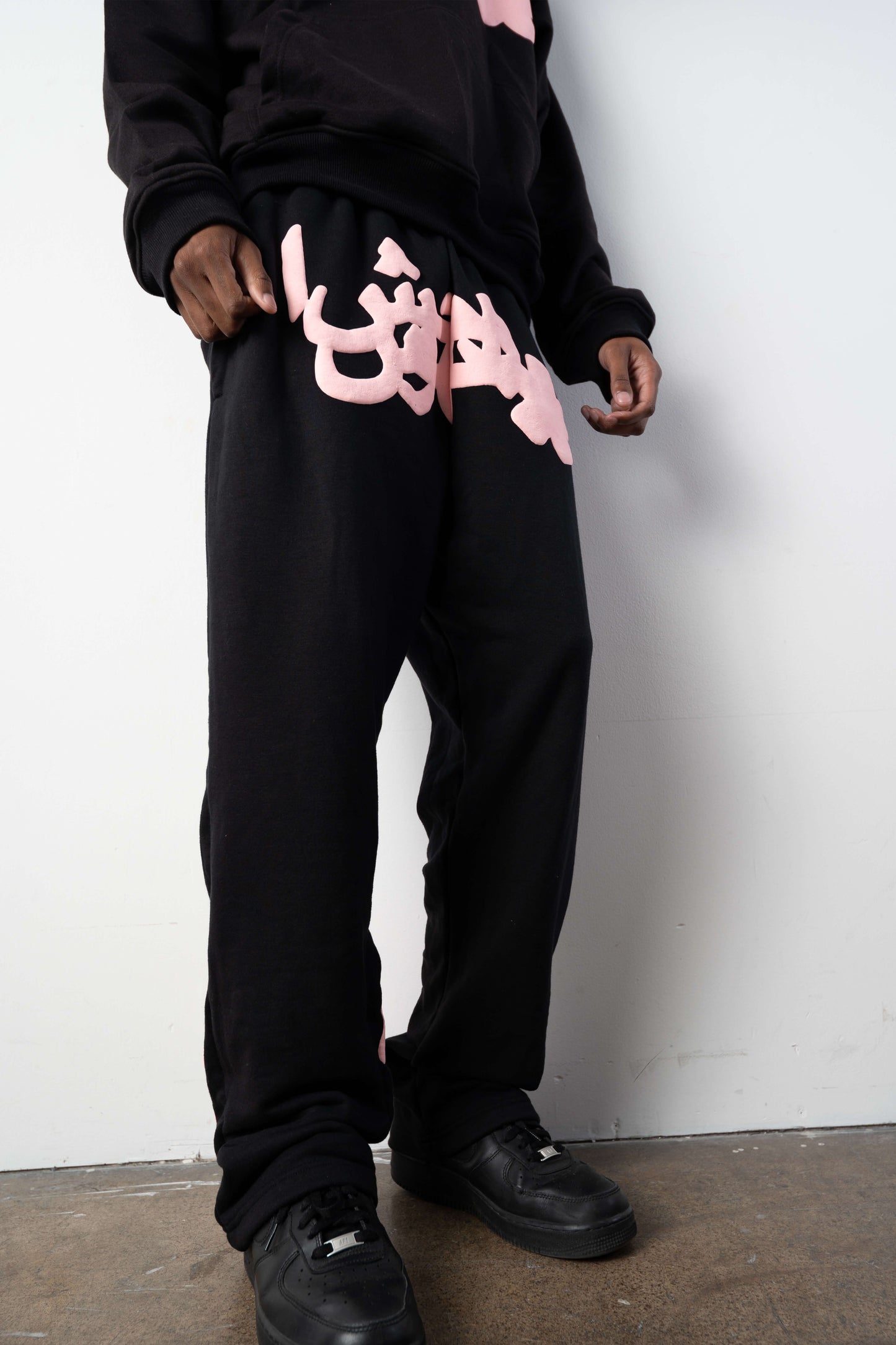 Black/Pink OG Arabic Sweatpants